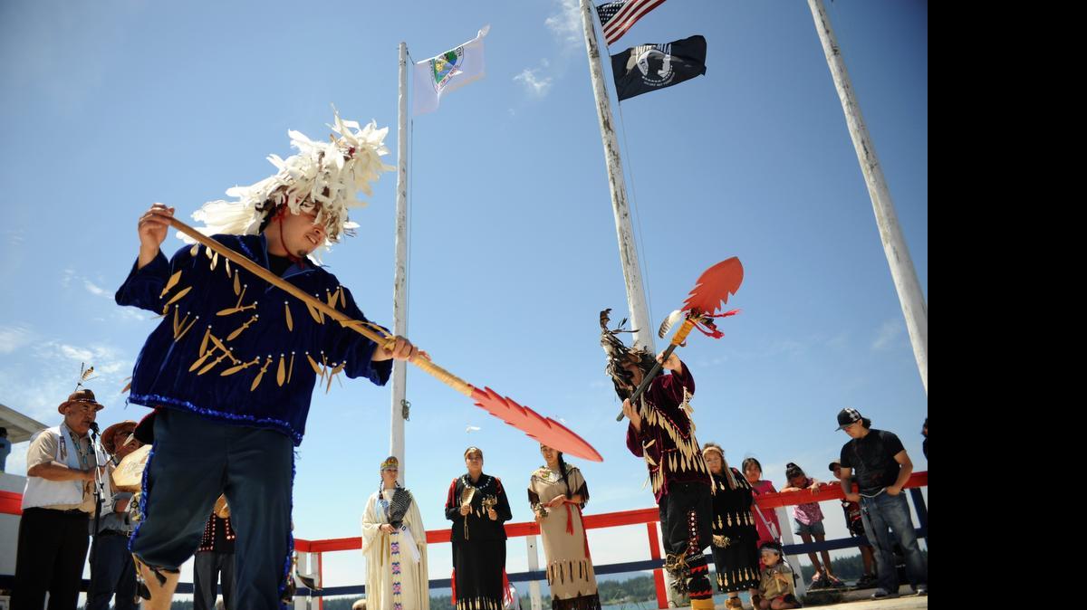 
The 64th annual Stommish Festival in 2010 on Lummi Reservation.

