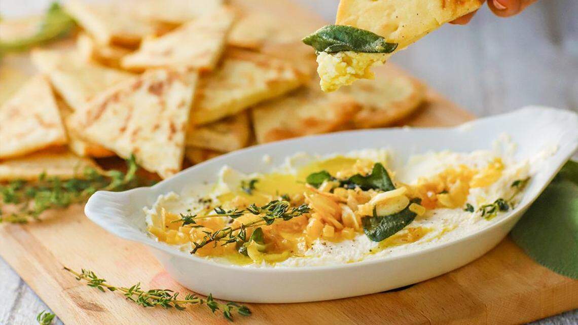 Whipped Feta with Preserved Lemon