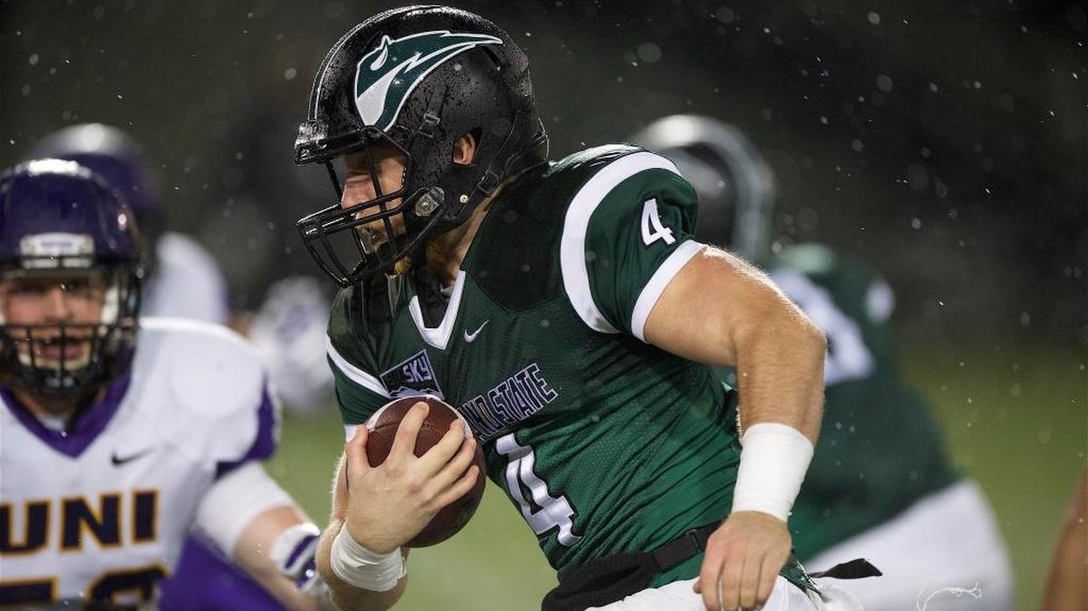 Former Lynden quarterback has caught 52 passes for 745 yards and two touchdowns at Portland State but is now competing to play quarterback for the Vikings as a senior.