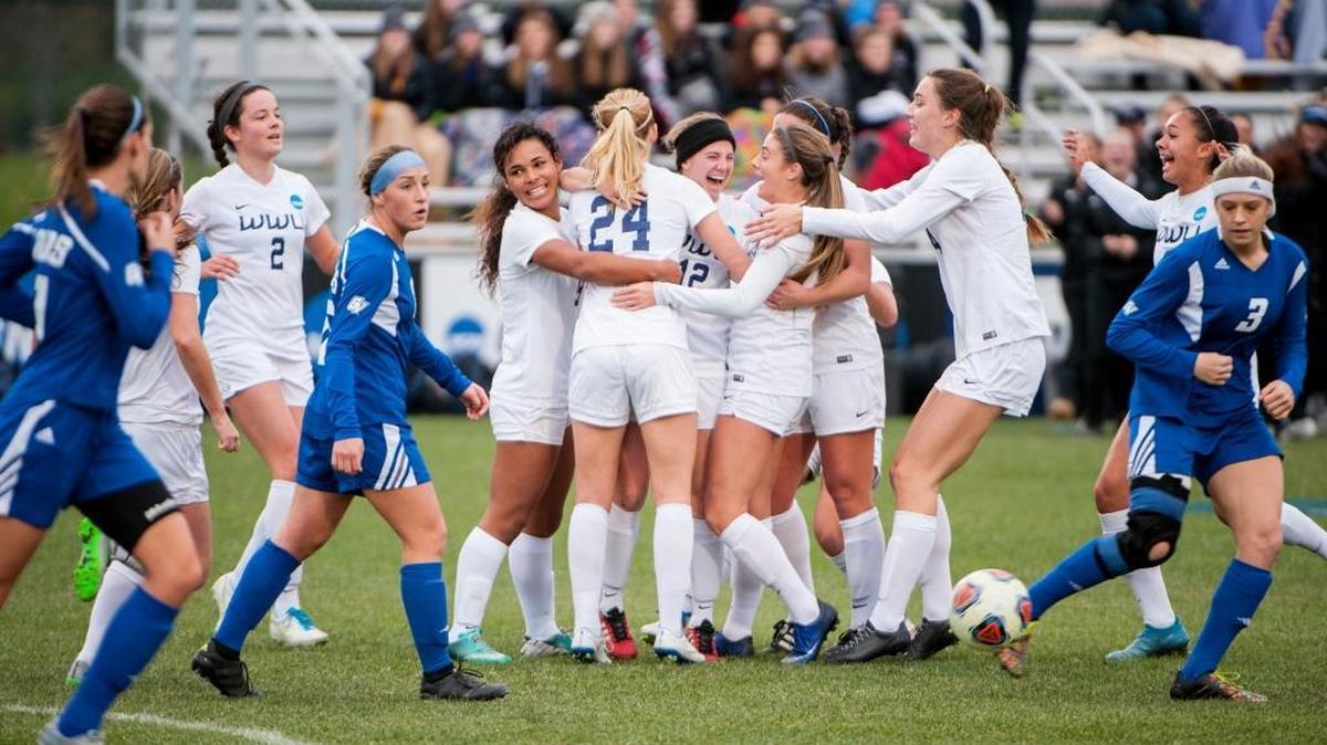 Grand Valley State University and Western Washington University play in the 2016 NCAA Division II Women's Soccer Championship, Saturday, Dec. 3, 2016 at Swope Soccer Village in Kansas City, Mo.
