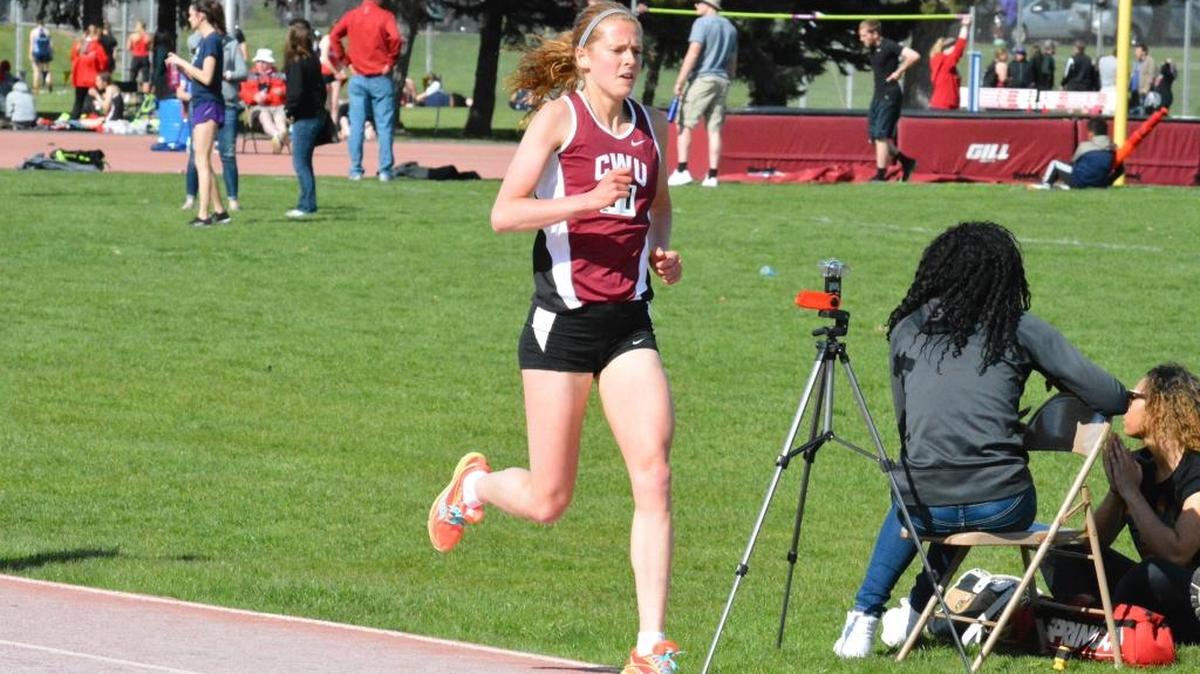 Former Lynden standout Alyssa Shindruk won the GNAC title in the 10,000 meters last week.