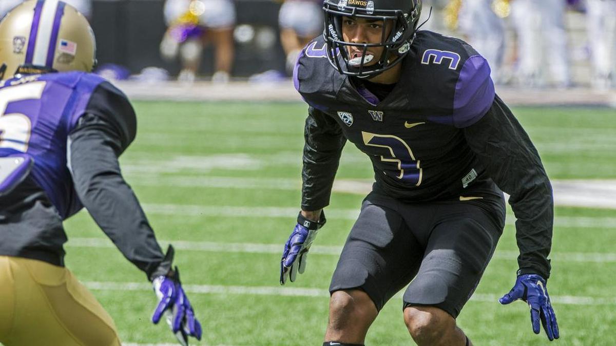 
Sophomore Darren Gardenhire, who originally committed to Washington State before switching to Washington after the Huskies hired Chris Petersen as coach, could be an opening-game starter at cornerback for UW.
