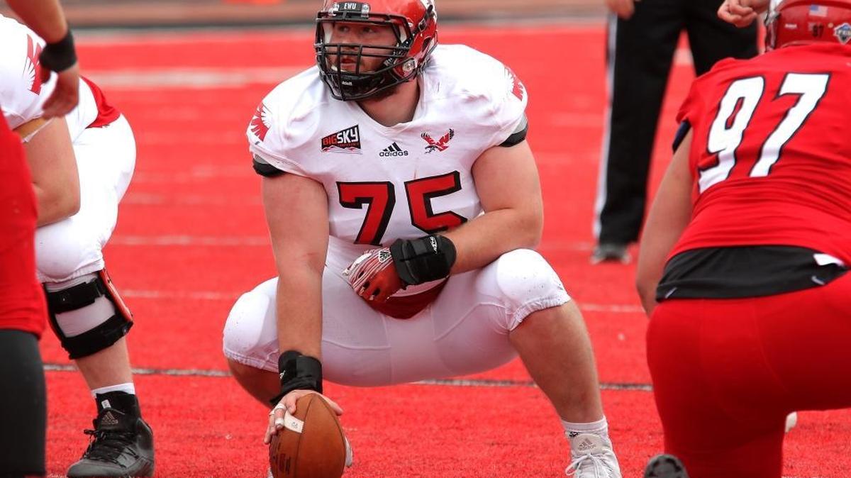 Former Meridian standout Spencer Blackburn, who has started eight games at center for Eastern Washington University, has been selected second-team All-Big Sky Conference.
