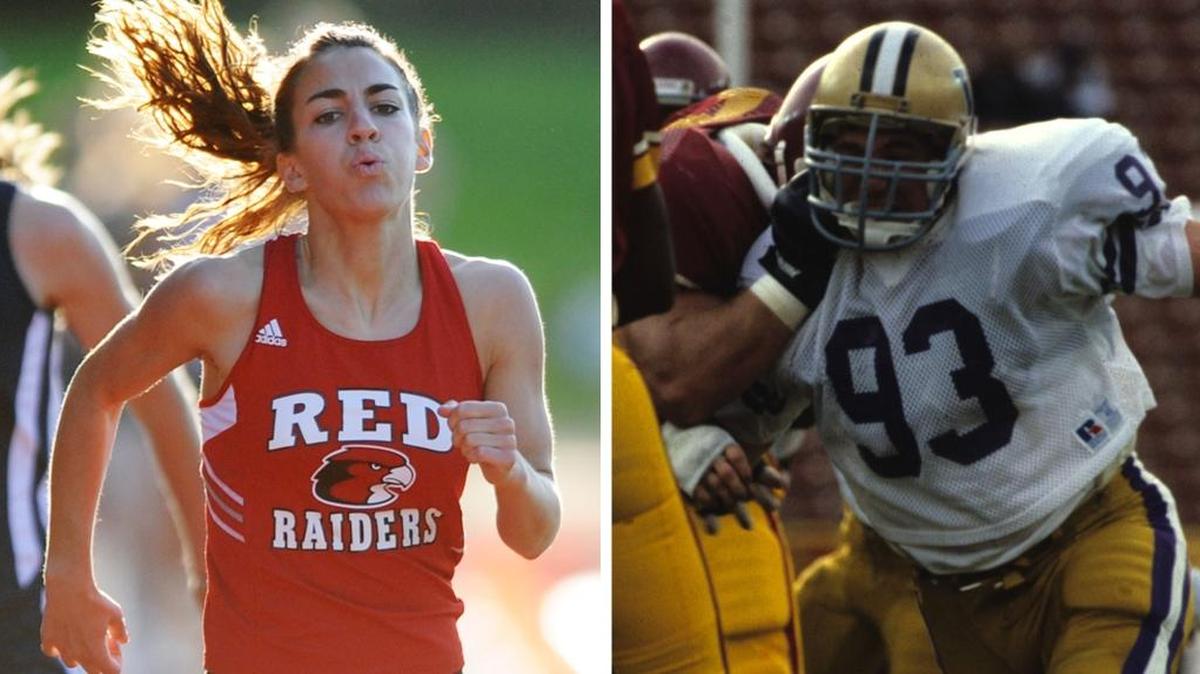 Runner Becca Friday and football player Steve Alvord are among 17 former Red Raider student athletes and coaches selected for induction into the new Bellingham High School Athletic Hall of Fame.