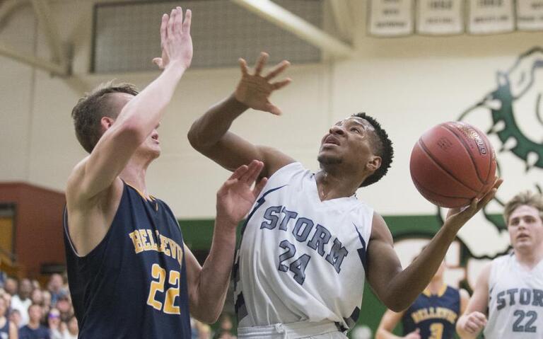 Bellevue vs. Squalicum regional basketball gallery