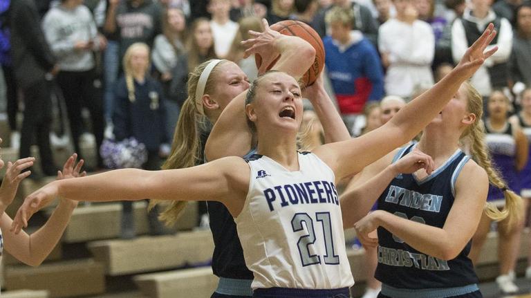 Lynden Christian vs. Nooksack Valley basketball gallery