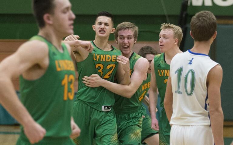 Lynden vs Liberty basketball photos