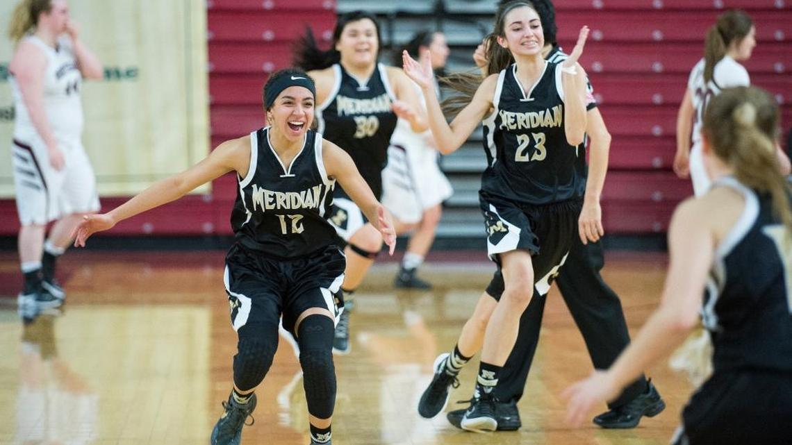 Meridian girls survive rugged opener at Class 1A state tourney