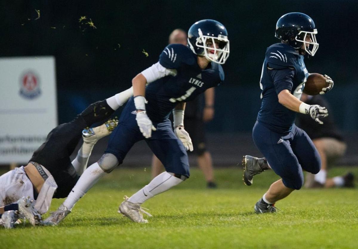 Lynden Christian running back David Bladies and the Lyncs face Kings’ in a Class 1A Northwest District playoff game on Friday, Nov. 7.