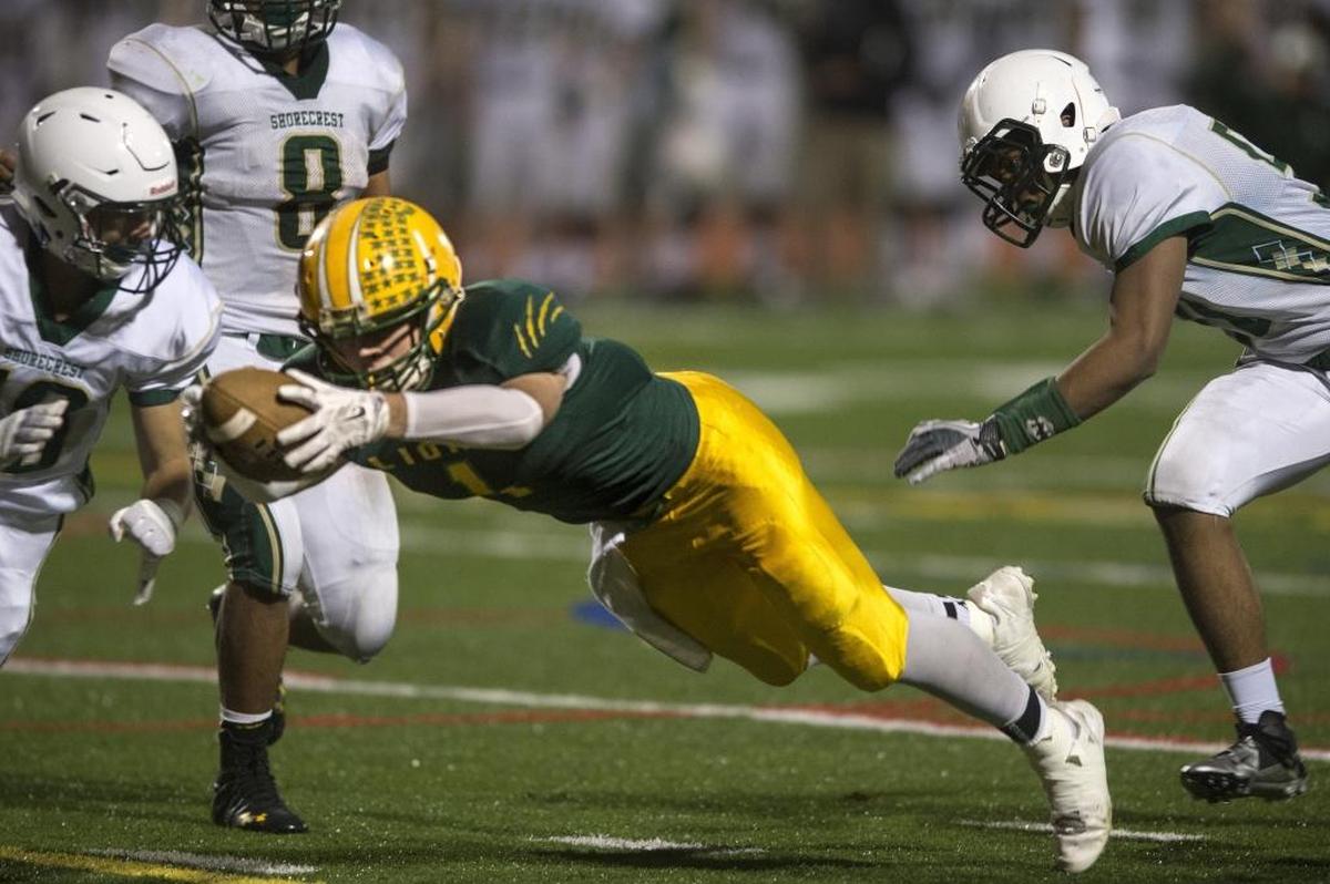 Lynden’s Jordan Wittenberg leads the Northwest Conference with 594 yards receiving this season.