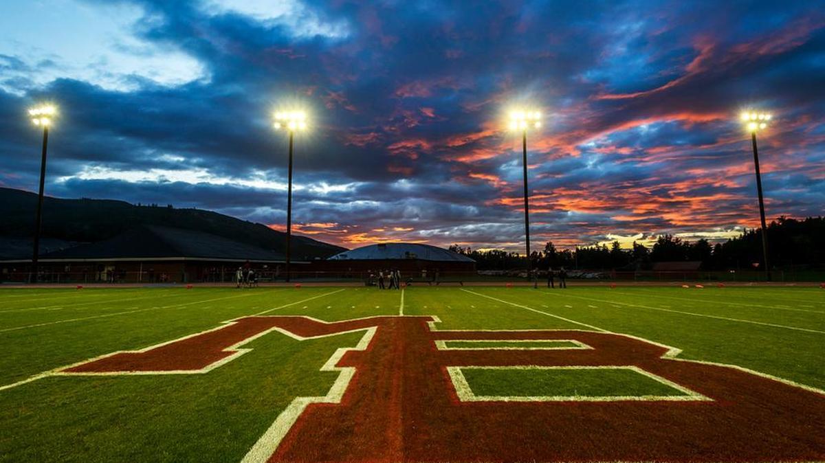 Bob Tisdale Field sports a new sod surface as Mount Baker prepared to take on the Lynden Christian Sept. 29 in Deming.
