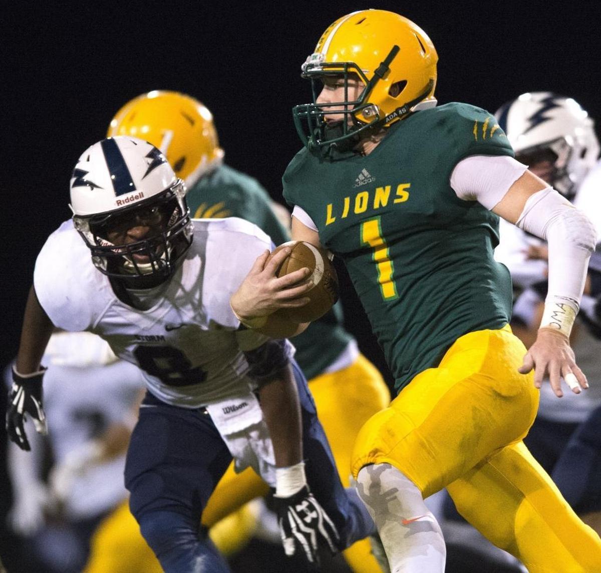 Lynden's Jordan Wittenberg leads the Northwest Conference with 435 yards receiving through the first five games of 2015. 
