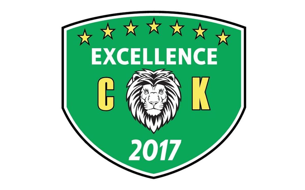 Coach Blake VanDalen found a logo that former coach Curt Kramme designed for the 2017 football season after Kramme’s death in April. VanDalen added “C” and “K” as a tribute to the Hall of Fame coach.