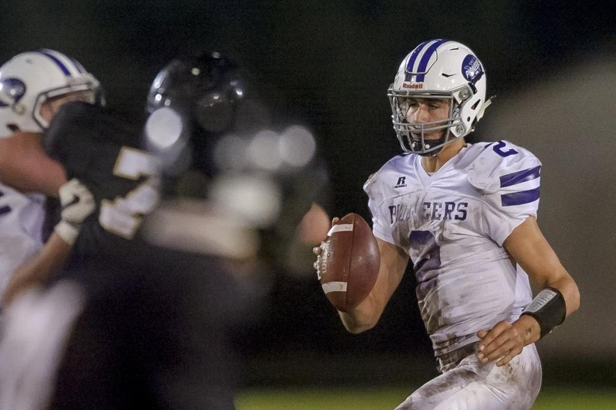 Nooksack Valley’s Casey Bauman is a big, strong-armed senior who has committed to play quarterback for Montana State next fall.