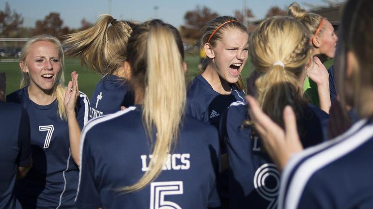 Lynden Christian vs. King's soccer