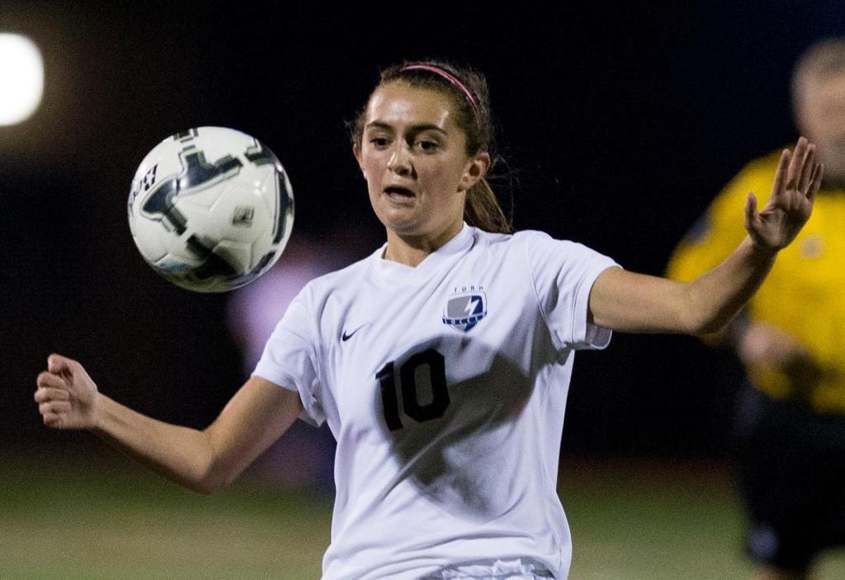 Squalicum’s Payton Fowler controls the ball during the Storm’s 1-0 victory over Burlington-Edison on Oct. 15 at Civic Stadium in Bellingham.