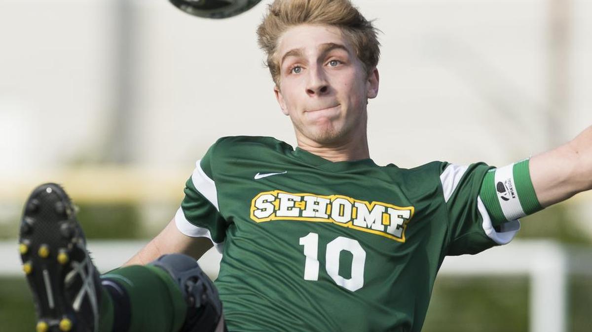 Senior midfielder Mason Rathkamp of Sehome, an all-Northwest Conference selection last season, leads a young Mariners team this spring.