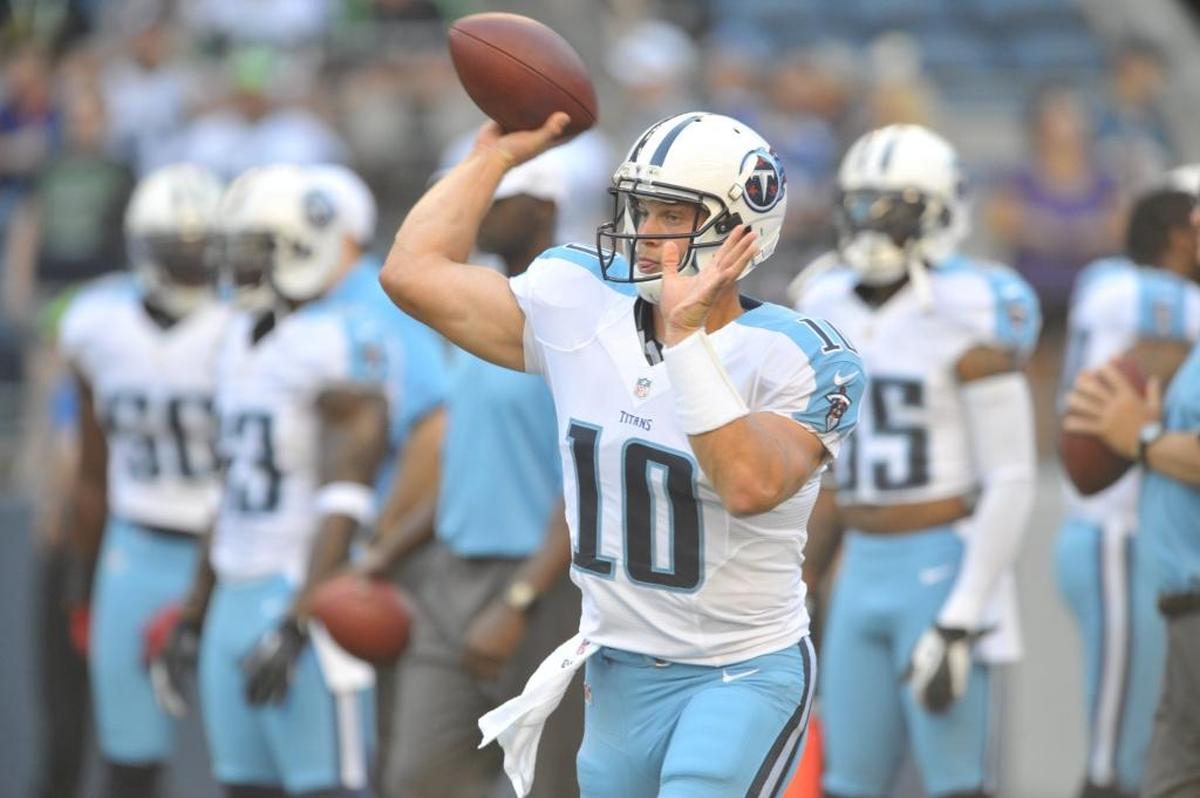 Tennessee Titans quarterback Jake Locker throws a pass against the  Seattle Seahawks during a 2012 NFL preseason game. For the better part of the past three years, the former Ferndale High and University of Washington quarterback has politely declined to speak about his reasons for retiring from the NFL after four seasons with the Tennessee Titans.