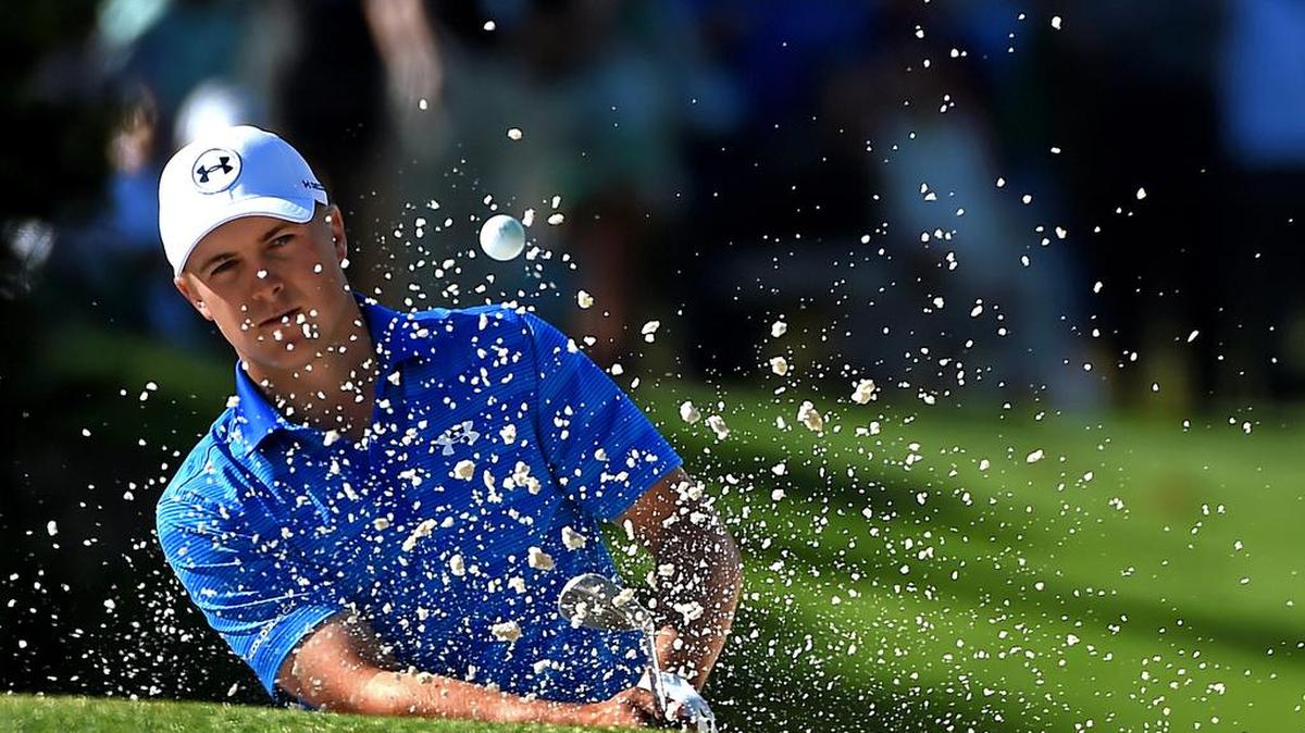 Jordan Spieth hits from a sand trap during the final round of the Masters. If you think Spieth’s collapse will have any lasting effects, you weren’t paying attention last year when he outlasted the field at the U.S. Open at Chambers Bay.