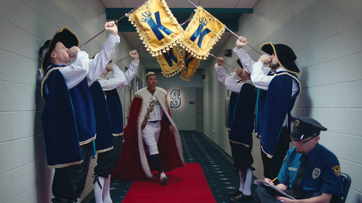 Yep, the Mariners’ new commercials are out. Felix Hernandez walks out as King Felix.