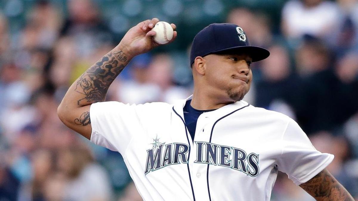 Mariners starter Taijuan Walker, who missed his last start because of injury, carried a two-hit shutout into the seventh Thursday against the Orioles at Safeco Field.
