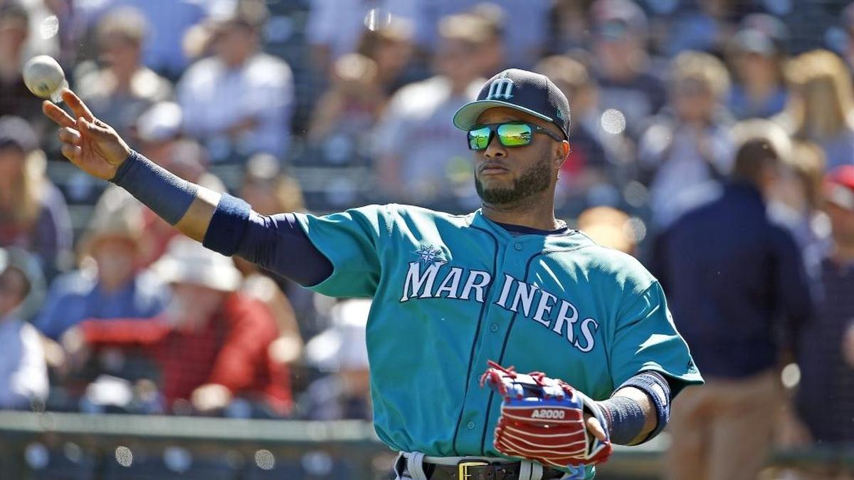 Seattle Mariners second baseman Robinson Cano warms up prior to a spring training baseball game against the Cleveland Indians March 1 in Goodyear, Ariz.