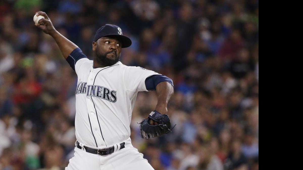 
Seattle Mariners relief pitcher Fernando Rodney throws against the Detroit Tigers on July 7. 