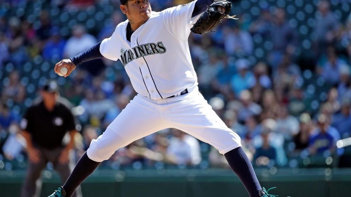 
After working on an issue with his delivery, Mariners starter Felix Hernandez gave up three hits in an 8-2 victory over Oakland at Safeco Field on Wednesday.
