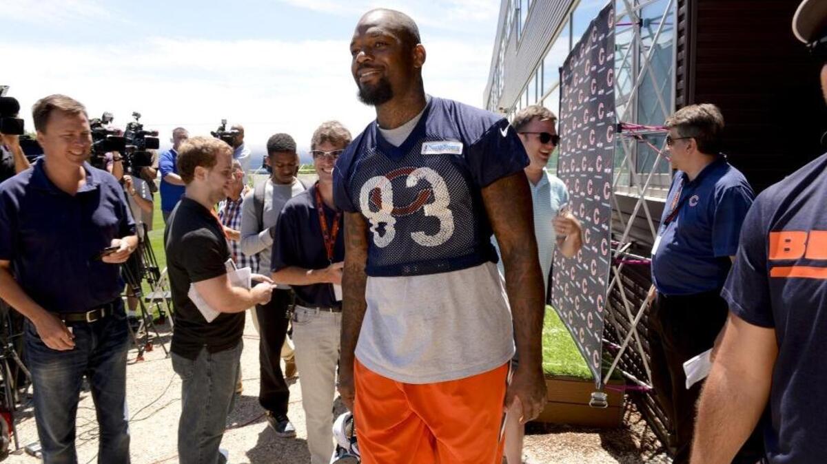 
Bears tight end Martellus Bennett will face off against his brother Michael, and his Seahawks teammates Sunday in Seattle. The Bennett brothers are well known for their strong play on the field, and their commentary off of it.
