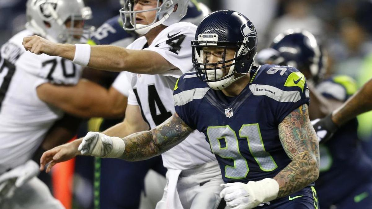 
Seahawks defense end Cassius Marsh missed most of the 2014 season, but used his time to improve so he could jump right in this year.
