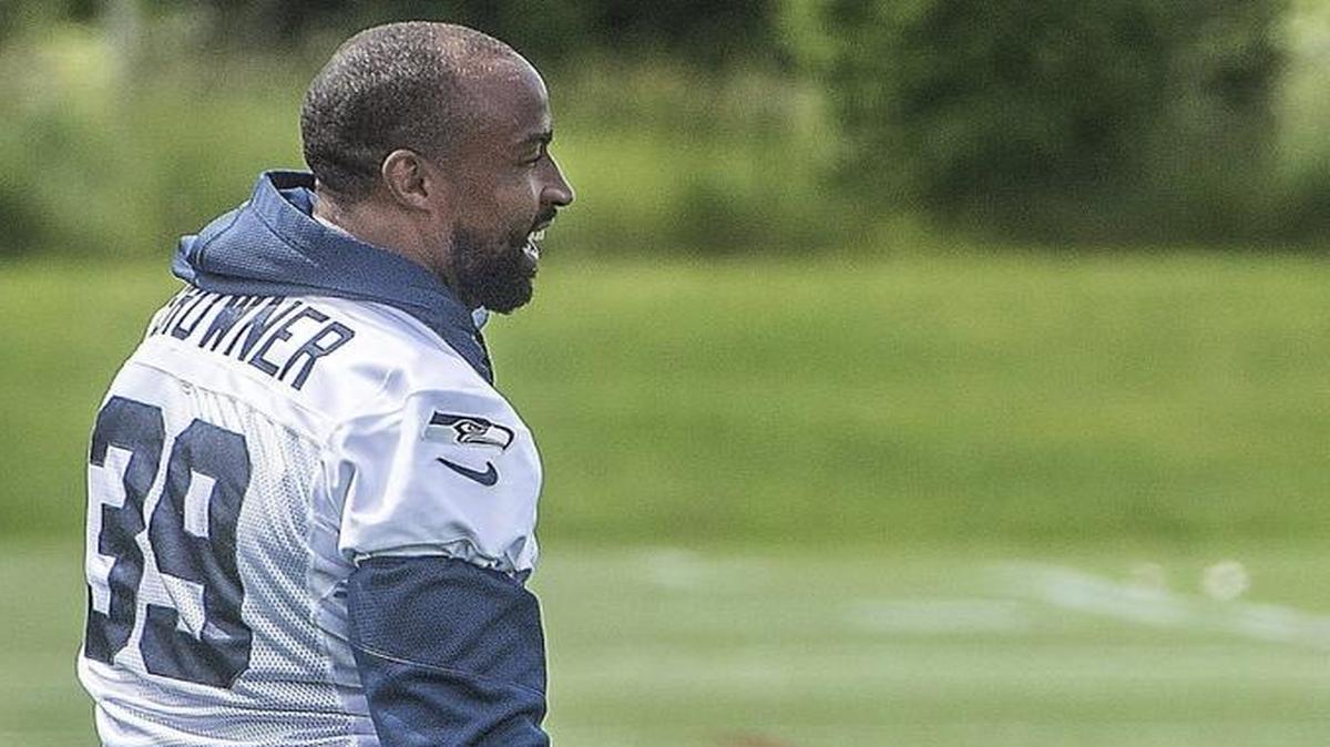 Brandon Browner works out with the Seattle Seahawks during organized team activities (OTA) on June 1 at the Virginia Mason Athletic Center.