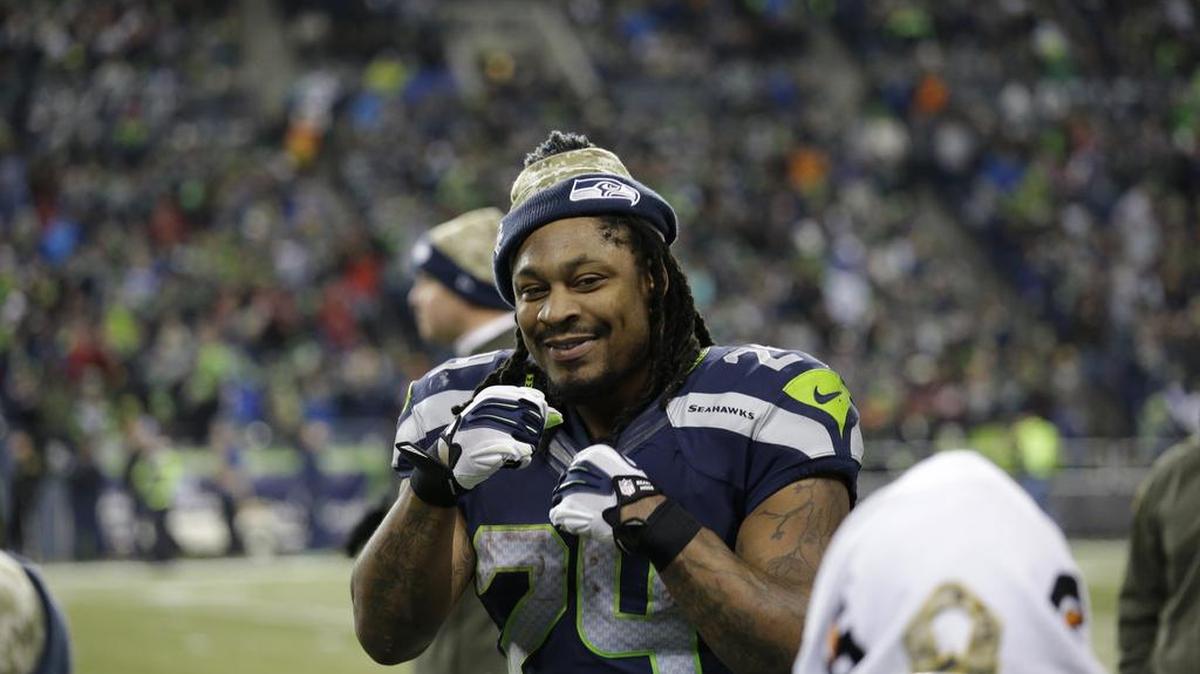 Seattle running back Marshawn Lynch, who has missed extended time rehabbing after surgery, is back and in line to start Sunday against Minnesota with his usual workload of 20-plus carries.