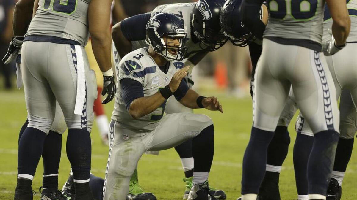 Seahawks quarterback Russell Wilson has thrown five interceptions in seven games this season. After signing an $87.6 million extension in the offseason, fans and media expect better out of him.