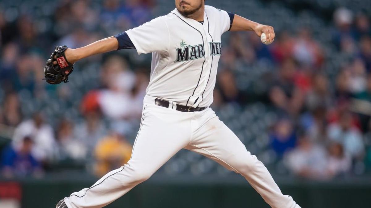
Mariners starter Vidal Nuno retired the final 14 batters he faced, while striking out a career-high 10 in seven dominant innings Wednesday to earn his first victory since last June.
