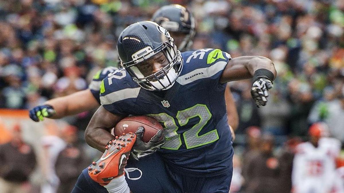 Seattle running back Christine Michael rushed for a career-high 84 yards on 16 carries in the win Sunday, his first game with the Seahawks since he was traded before the season.