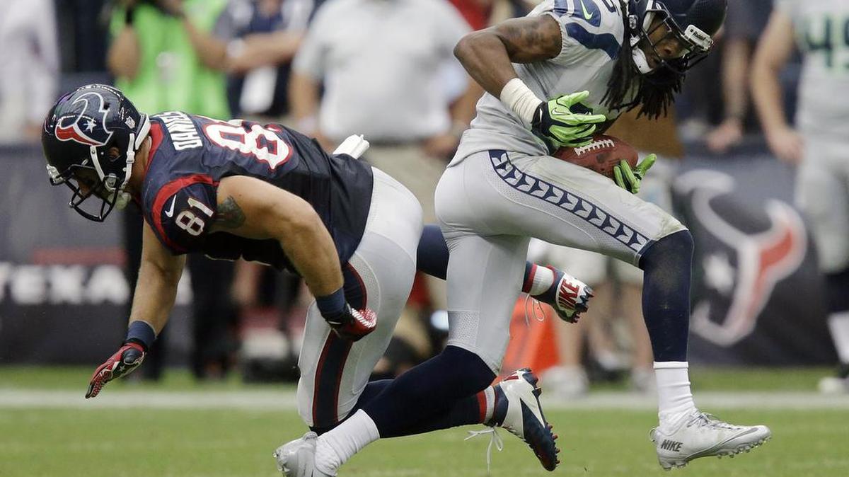 Seahawks cornerback Richard Sherman has fond memories of facing Ravens quarterback Matt Schaub. Sherman returned an interception for a touchdown in 2013 against Schaub and the Houston Texans.