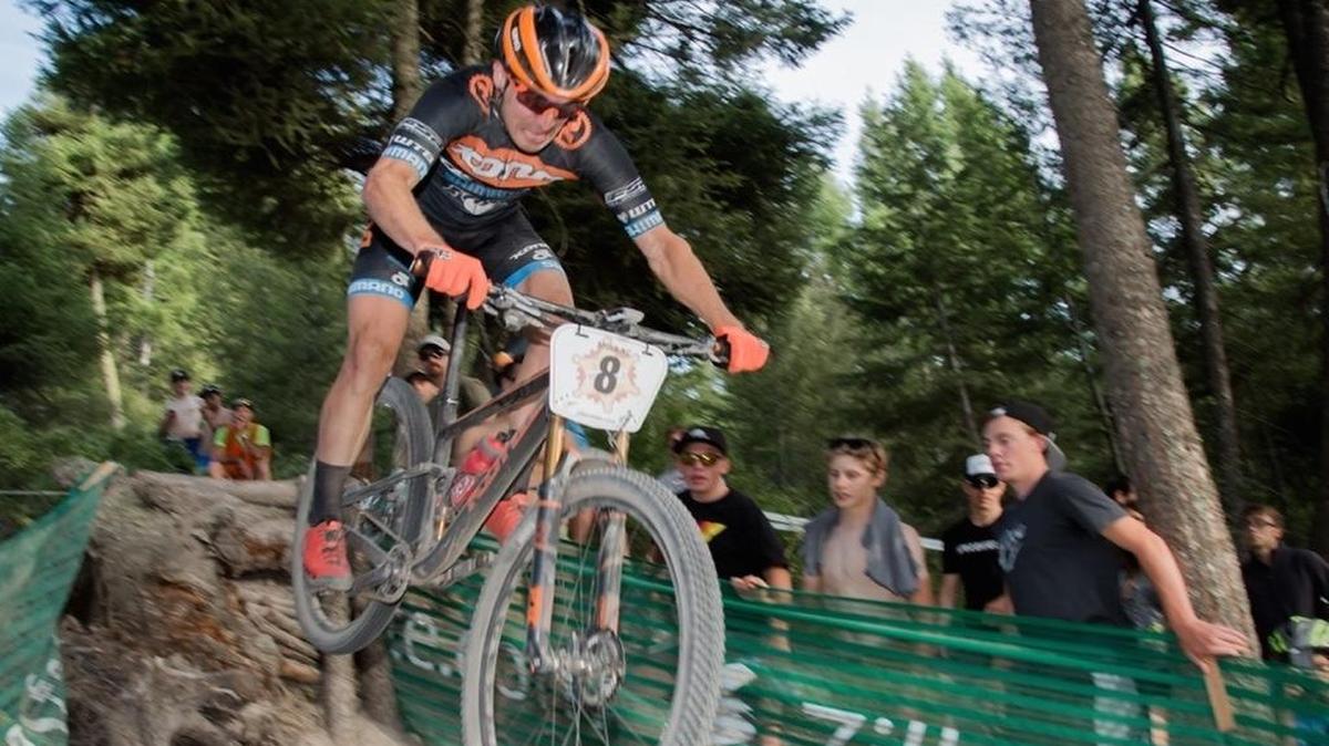 
Spencer Paxson competing in the US Pro Cross Country Tour June 20 in Missouola, Mont. He placed eleventh of 52 riders in the Men’s Pro Division.
