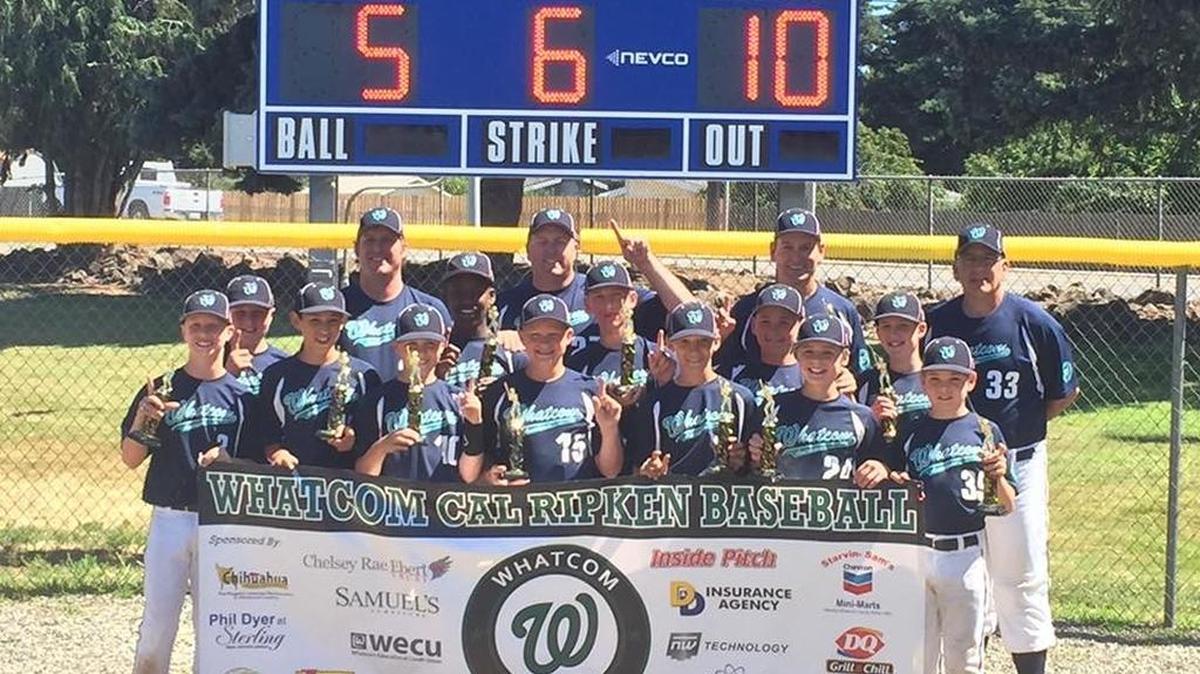 The Whatcom Americans 11U baseball team is playing in the Cal Ripken Baseball Pacific Northwest Regional this week.