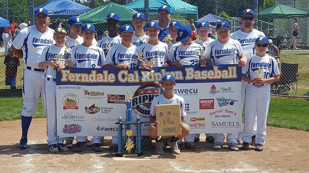 The Ferndale 12U baseball team won the North Washington Cal Ripken Major 60-foot state championship last weekend in Mount Vernon.