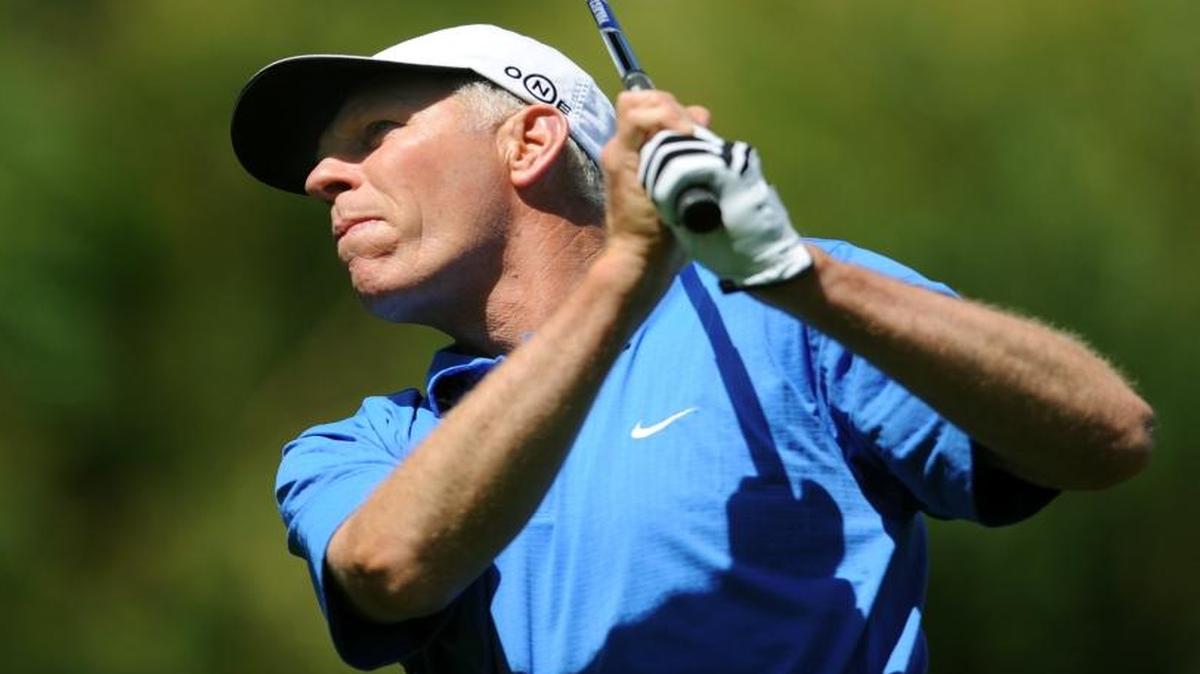 Jeff Coston of Blaine tees off on the sixth hole at the Bellingham Golf and Country Club as he competes in the 2009 U.S. Senior Open sectional qualifier. The course will once again host a sectional qualifier on June 12.