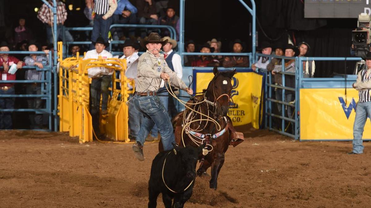 
Tuf Cooper, the PRCA points leader in tie-down roping, will be competing August 18-19 at the Lynden Rodeo.
