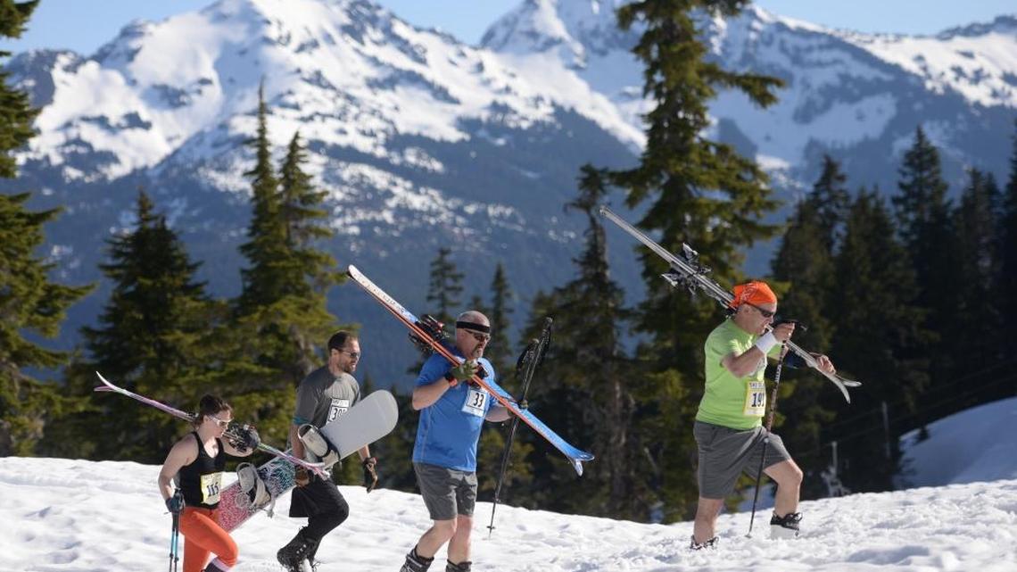 It’s not the skiing that will get you on Ski to Sea’s second leg – it’s the climb