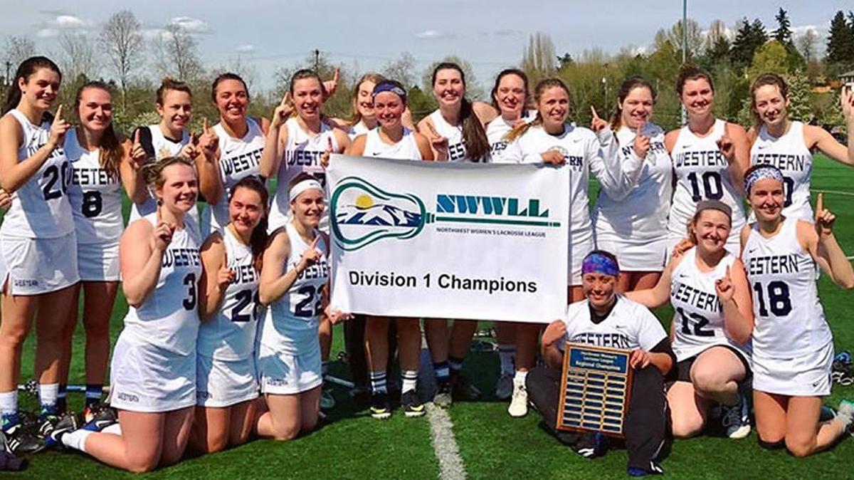 The Western Washington University women’s lacrosse club won the Northwest Women’s Lacrosse League championship and earned its first trip to the national championships next month in Salt Lake City.