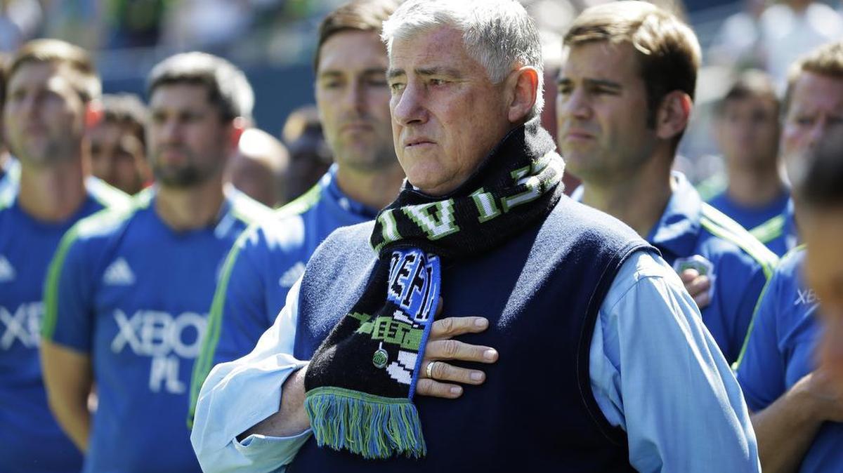 
Sounders head coach Sigi Schmid, shown before last weekend’s game vs. Orlando City, said Saturday’s match against Real Salt Lake is “going to be a brawl.”
