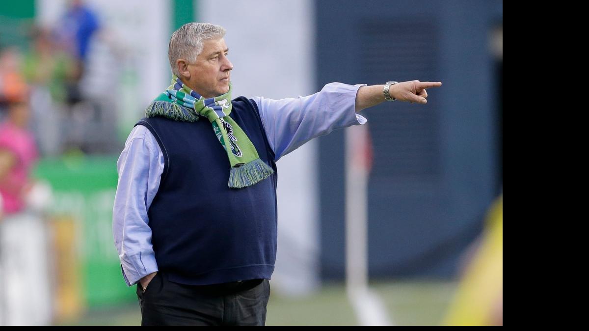 
The Seattle Sounders will face the rival Portland Timbers in a U.S. Open Cup match Tuesday and the San Jose Earthquakes in a MLS match on Saturday. “We get to play some rested teams,” Sounders coach Sigi Schmid says.
